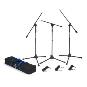Samson BL3VP - Set 3 aste per Microfono - Giraffa/Ultraleggere/Treppiede